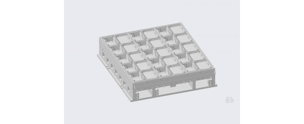 Moldes de termoformado medianos