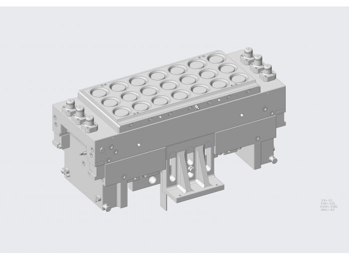 In-mold cutting