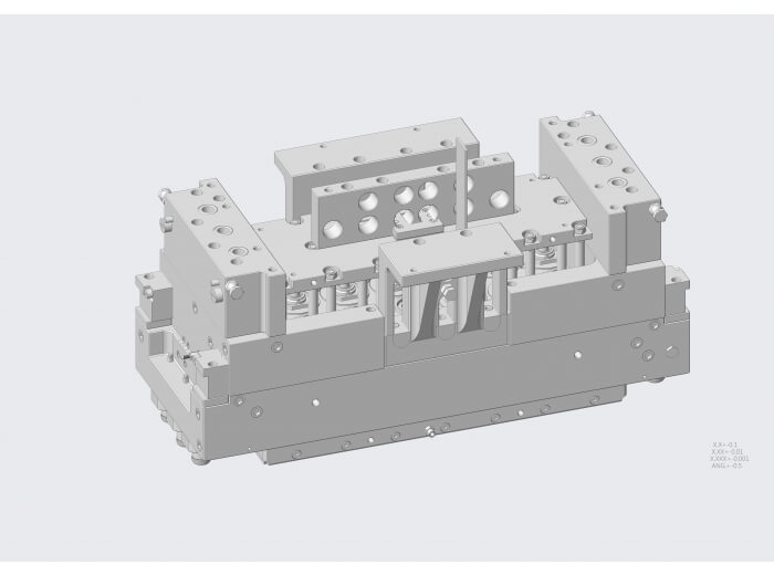 In-mold cutting