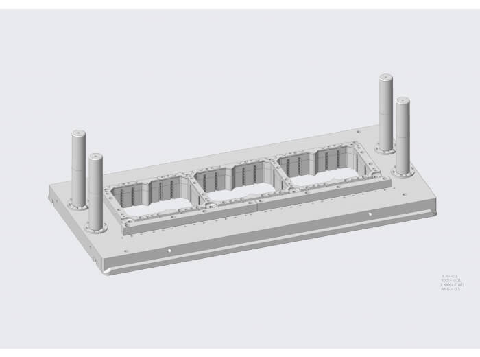 Moldes de termoformado de gran tamaño