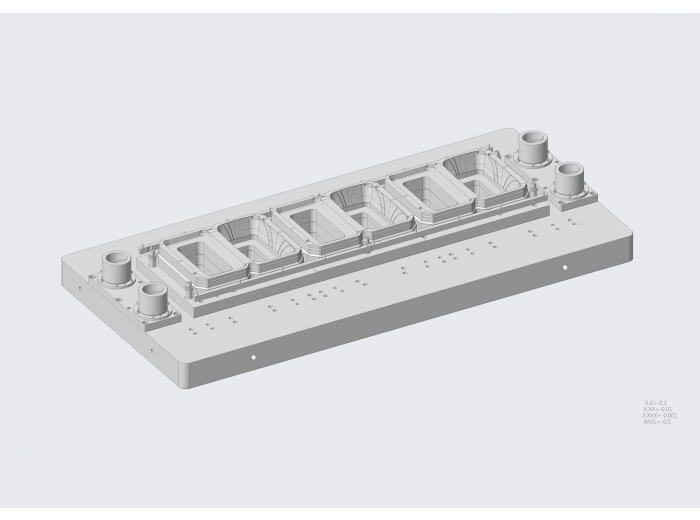 Large thermoforming molds