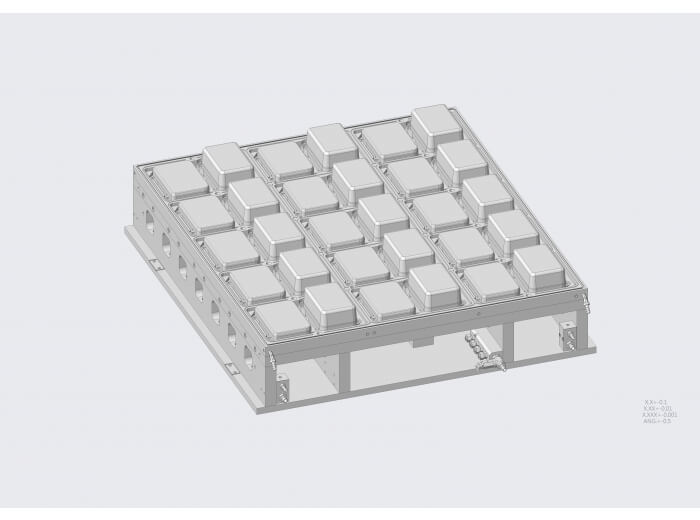 Moldes de termoformado medianos