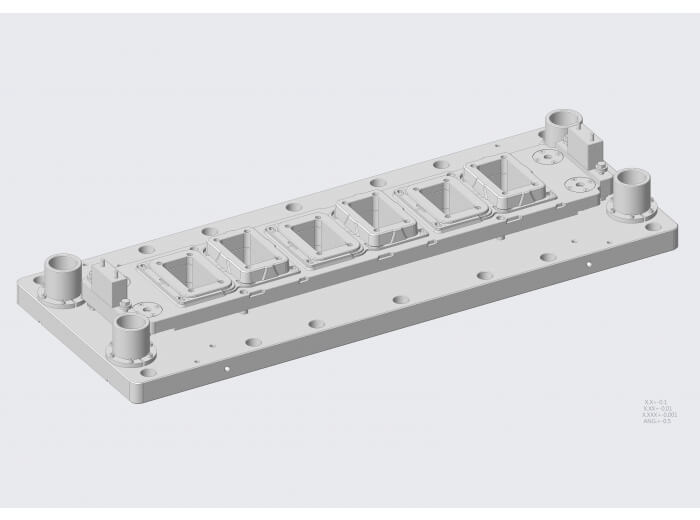 Moldes de termoformado medianos