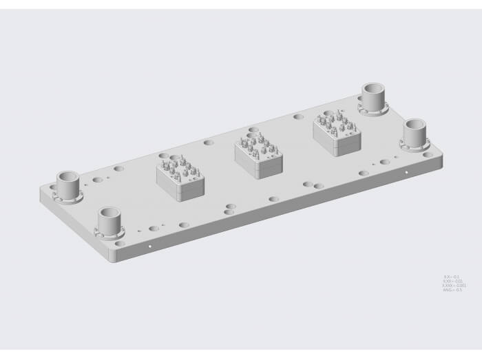 Medium thermoforming molds