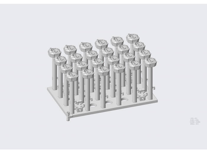 Moldes de formación de estaciones múltiples